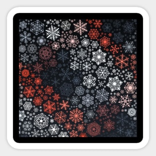 Colored snow Sticker